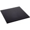 Plymor Black Acrylic Square Standard-Edge Display Base, 7" W x 7" D x 0.25" H